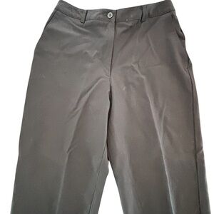 Braemar Stretch Black Wool Dress Pants 4P Petite Made in Canada